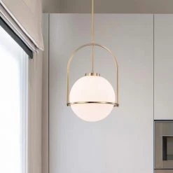 Moonrise 12 in. 1-Light Indoor Brass Lantern Pendant Ceiling Light by Warehouse of Tiffany -Warehouse of Tiffany Shop brass warehouse of tiffany chandeliers fd10028 1bs c3 1000