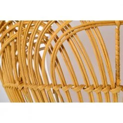 Caddie 15 Inch Opaque Glass Shade Rattan Woven Pendant 1-Light by Warehouse of Tiffany -Warehouse of Tiffany Shop brass warehouse of tiffany chandeliers md55 1a 76 1000