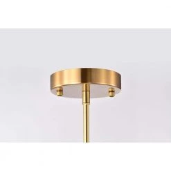 Lotta 13 in. 1-Light Indoor Brass and Woven Rattan Finish Pendant with Light Kit by Warehouse of Tiffany -Warehouse of Tiffany Shop brass warehouse of tiffany chandeliers md55 1b 1f 1000