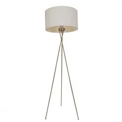 Meela 19 in. 1-Light Indoor Polished Brass Floor Lamp by Warehouse of Tiffany