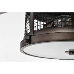 Cadence 52 in. Oil Rubbed Bronze 2-Light, 5 Blades Lighted Ceiling Fan with Remort by Warehouse of Tiffany 12 Cadence 52 in. Oil Rubbed Bronze 2-Light, 5 Blades Lighted Ceiling Fan with Remort by Warehouse of Tiffany -Warehouse of Tiffany Shop bronze warehouse of tiffany ceiling fans with lights al01p01gr 1d 1000