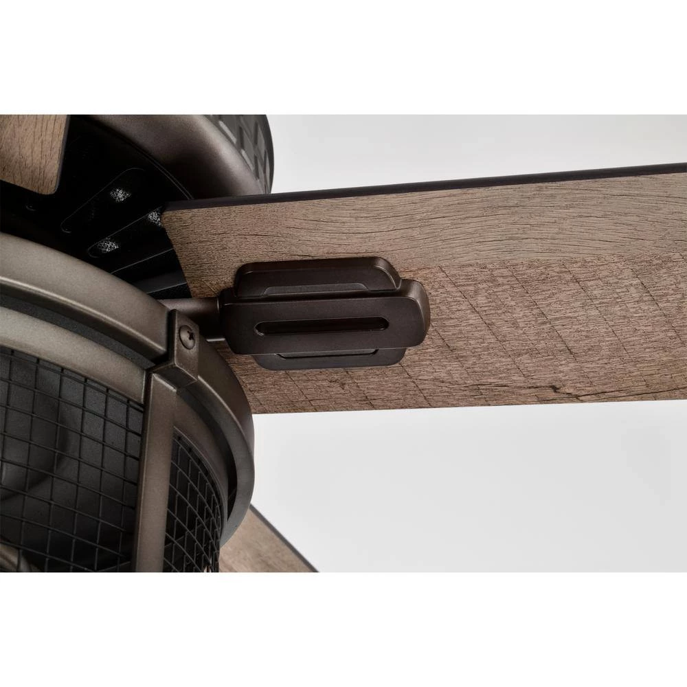 Cadence 52 in. Oil Rubbed Bronze 2-Light, 5 Blades Lighted Ceiling Fan with Remort by Warehouse of Tiffany 7 Cadence 52 in. Oil Rubbed Bronze 2-Light, 5 Blades Lighted Ceiling Fan with Remort by Warehouse of Tiffany - Image 5