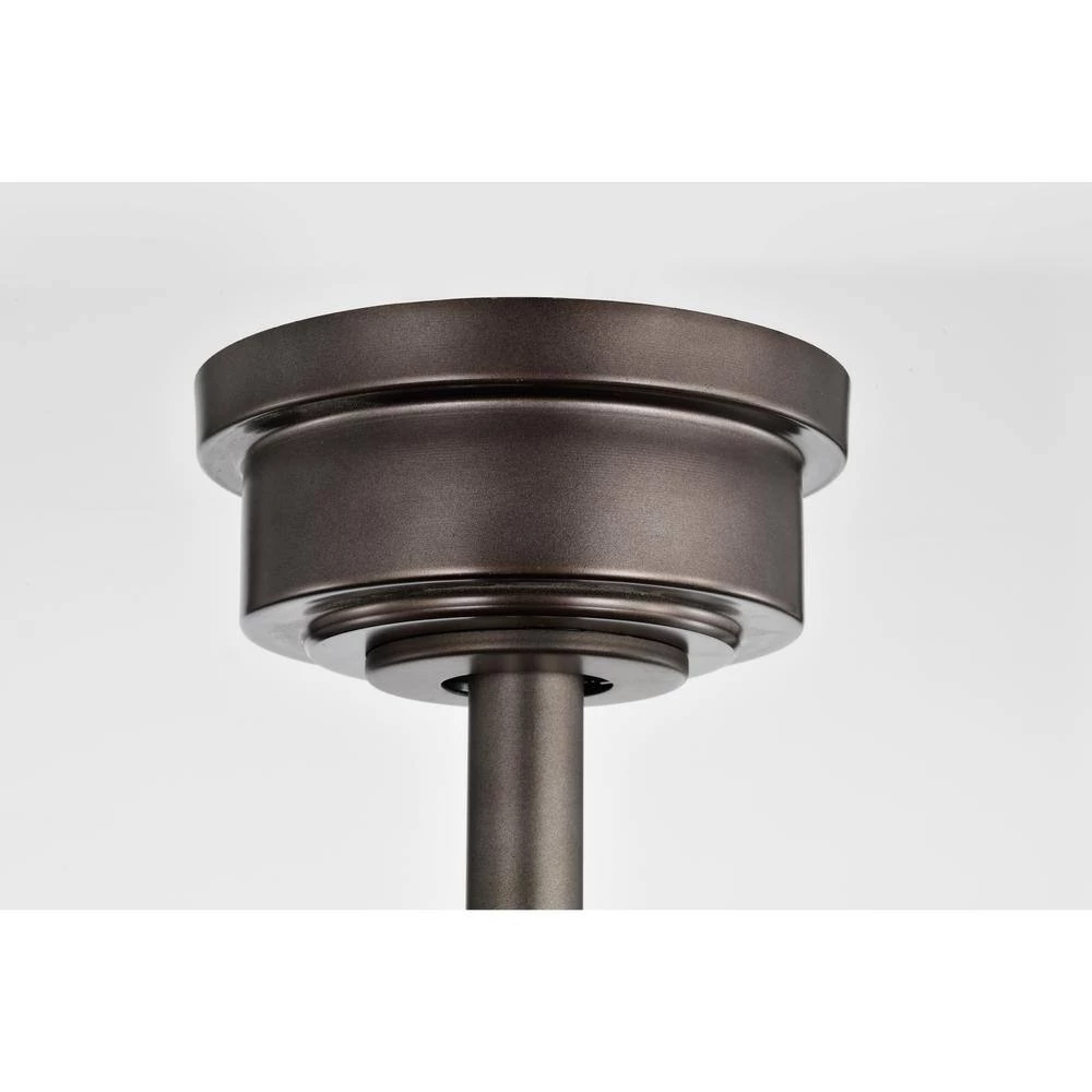 Cadence 52 in. Oil Rubbed Bronze 2-Light, 5 Blades Lighted Ceiling Fan with Remort by Warehouse of Tiffany 6 Cadence 52 in. Oil Rubbed Bronze 2-Light, 5 Blades Lighted Ceiling Fan with Remort by Warehouse of Tiffany - Image 4