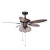 Casimer 42 in. Indoor Bronze Ceiling Fan with Light Kit by Warehouse of Tiffany