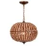 Swere 15 in. 3-Light Indoor Bronze Chandelier by Warehouse of Tiffany
