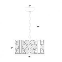 Welle 54 in. 4-Light Bronze Indoor Chandelier with Light Kit by Warehouse of Tiffany -Warehouse of Tiffany Shop bronze warehouse of tiffany chandeliers imp79l 4ab c3 1000