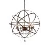 Jossie 8-Light Bronze Chandelier with Shade by Warehouse of Tiffany