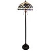 Rexi 61 in. 2-Light Indoor Blue and White Tiffany Floor Lamp with Light Kit by Warehouse of Tiffany 1 Rexi 61 in. 2-Light Indoor Blue and White Tiffany Floor Lamp with Light Kit by Warehouse of Tiffany -Warehouse of Tiffany Shop bronze warehouse of tiffany floor lamps tf473 18fl 64 1000