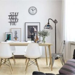 Vinn 60 in. 1-Light Indoor Blue and White Tiffany Floor Lamp with Light Kit by Warehouse of Tiffany -Warehouse of Tiffany Shop bronze warehouse of tiffany floor lamps tf473 fl12 31 1000