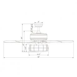 Bobet 52 in. Indoor Bronze Finsh Remote Controlled Ceiling Fan with Light Kit by Warehouse of Tiffany -Warehouse of Tiffany Shop bronze warehouse of tiffany flush mount lights cfl 8435remo mb 4f 1000