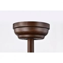 Dillon 52 in. 3-Light Indoor Brown Faux Wood Grain Finish Ceiling Fan with Light Kit by Warehouse of Tiffany -Warehouse of Tiffany Shop brown warehouse of tiffany ceiling fans with lights cfl 8496remo br 1f 1000