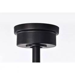 Isla 26 in. 6-Light Indoor Matte Black and Brown Faux Wood Grain Finish Ceiling Fan with Light Kit by Warehouse of Tiffany -Warehouse of Tiffany Shop brown warehouse of tiffany ceiling fans with lights dy07y07bw 1f 1000