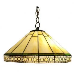 Roman 2-Light Brown Hanging Pendant by Warehouse of Tiffany