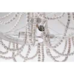 Valentinas 18 in. 4-Light Indoor Brushed White Finish Chandelier with Light Kit by Warehouse of Tiffany -Warehouse of Tiffany Shop brushed white warehouse of tiffany chandeliers pd033 4wh 1d 1000