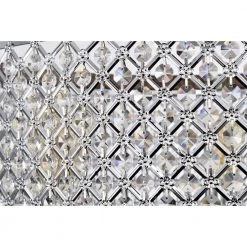 Olyvia 24 in. Modern Crystal Shade Semi Flush Mount 5-Light by Warehouse of Tiffany -Warehouse of Tiffany Shop chrome faux wood grain warehouse of tiffany flush mount lights cd035 5ic fa 1000