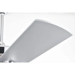 Caderina 52 in. 4-Light Chrome Finished 5 Blades Ceiling Fan with Remote by Warehouse of Tiffany -Warehouse of Tiffany Shop chrome warehouse of tiffany ceiling fans with lights al03p01ch fa 1000