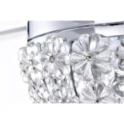 Itzel 52 in. 2-Light Indoor Chrome Finish Chandelier with Light Kit by Warehouse of Tiffany -Warehouse of Tiffany Shop chrome warehouse of tiffany ceiling fans with lights aw01w03cr 76 1000