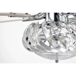 Turner 52 in. 3-Light Indoor Chrome Ceiling Fan with Light Kit and Remote by Warehouse of Tiffany -Warehouse of Tiffany Shop chrome warehouse of tiffany ceiling fans with lights ay12y12cr fa 1000