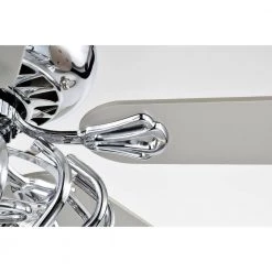 Alesya 52 in. 3-Light Indoor Chrome Ceiling Fan with Light Kit and Remote by Warehouse of Tiffany -Warehouse of Tiffany Shop chrome warehouse of tiffany ceiling fans with lights ay17y17cr 76 1000