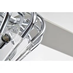 Alesya 52 in. 3-Light Indoor Chrome Ceiling Fan with Light Kit and Remote by Warehouse of Tiffany -Warehouse of Tiffany Shop chrome warehouse of tiffany ceiling fans with lights ay17y17cr fa 1000