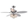 Casimer 44 in. Chrome Indoor Remote Controlled Ceiling Fan with Light Kit by Warehouse of Tiffany -Warehouse of Tiffany Shop chrome warehouse of tiffany ceiling fans with lights cfl 8279remo ch 64 1000