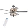 Kyana 52 in. Chrome Indoor Remote Controlled Ceiling Fan with Light Kit by Warehouse of Tiffany -Warehouse of Tiffany Shop chrome warehouse of tiffany ceiling fans with lights cfl 8315remo ch 64 1000