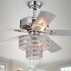 Shang 52 in. Chrome Indoor Hand Pull Chain Ceiling Fan with Light Kit by Warehouse of Tiffany -Warehouse of Tiffany Shop chrome warehouse of tiffany ceiling fans with lights cfl 8355ch 64 1000