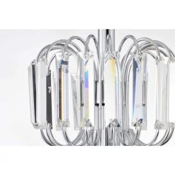 Bellamy 28.07 in. Chrome Indoor Remote Controlled Fandelier with Light Kit by Warehouse of Tiffany -Warehouse of Tiffany Shop chrome warehouse of tiffany ceiling fans with lights cfl 8392ch 44 1000