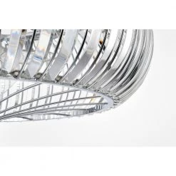 Bellamy 28.07 in. Chrome Indoor Remote Controlled Fandelier with Light Kit by Warehouse of Tiffany -Warehouse of Tiffany Shop chrome warehouse of tiffany ceiling fans with lights cfl 8392ch 76 1000