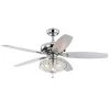 Catrine 52 in. Chrome Indoor Remote Controlled Ceiling Fan with Light Kit by Warehouse of Tiffany -Warehouse of Tiffany Shop chrome warehouse of tiffany ceiling fans with lights cfl 8444remo ch 64 1000