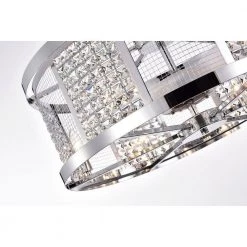 Cassie 30 in. 6-Light Indoor Chrome Ceiling Fan with Light Kit by Warehouse of Tiffany -Warehouse of Tiffany Shop chrome warehouse of tiffany ceiling fans with lights cfl 8490b ch 44 1000