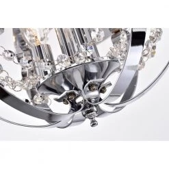 Dazy 48 in. 3-Light Indoor Chrome Finish Ceiling Fan with Light Kit by Warehouse of Tiffany -Warehouse of Tiffany Shop chrome warehouse of tiffany ceiling fans with lights cfl 8497remo ch 1d 1000