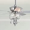Kayla 52 in. 4-Light Indoor Chrome Finish Ceiling Fan with Light Kit by Warehouse of Tiffany -Warehouse of Tiffany Shop chrome warehouse of tiffany ceiling fans with lights cfl 8500remo ch 64 1000