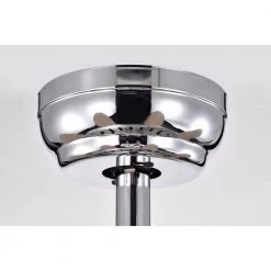 Shelby 52 in. 3-Light Indoor Chrome Finish Ceiling Fan with Light Kit by Warehouse of Tiffany 17 Shelby 52 in. 3-Light Indoor Chrome Finish Ceiling Fan with Light Kit by Warehouse of Tiffany -Warehouse of Tiffany Shop chrome warehouse of tiffany ceiling fans with lights cfl 8502remo ch 1f 1000