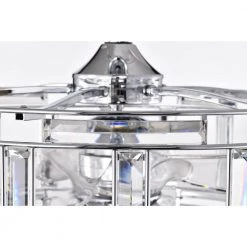 Luna 25 in. 6-Light Indoor Chrome Finish Ceiling Fan with Light Kit by Warehouse of Tiffany -Warehouse of Tiffany Shop chrome warehouse of tiffany ceiling fans with lights dw01w49cr fa 1000