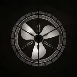 Akasha 28 in. 6-Light Indoor Chrome and Gloss White Rattan Finish Ceiling Fan with Light Kit by Warehouse of Tiffany -Warehouse of Tiffany Shop chrome warehouse of tiffany ceiling fans with lights dw01w64wc 1d 1000