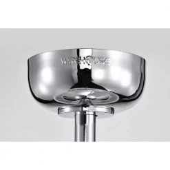 Akasha 28 in. 6-Light Indoor Chrome and Gloss White Rattan Finish Ceiling Fan with Light Kit by Warehouse of Tiffany -Warehouse of Tiffany Shop chrome warehouse of tiffany ceiling fans with lights dw01w64wc fa 1000