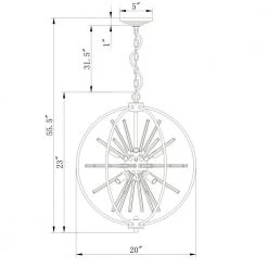 Dyords 55.5 in. 8-Light Chrome Indoor Chandelier with Light Kit by Warehouse of Tiffany -Warehouse of Tiffany Shop chrome warehouse of tiffany chandeliers hm149 8 c3 1000
