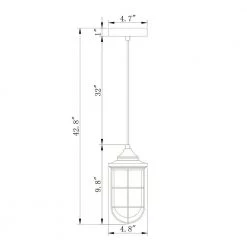 Tiago 5 in. 1-Light Indoor Chrome Pendant Light with Light Kit by Warehouse of Tiffany -Warehouse of Tiffany Shop chrome warehouse of tiffany chandeliers hm164 1 4f 1000