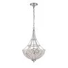 Julia 15 in. 3-Light Indoor Chrome Chandelier with Light Kit by Warehouse of Tiffany
