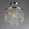 Seek 11 in. 1-Light Indoor Chrome Chandelier with Light Kit by Warehouse of Tiffany -Warehouse of Tiffany Shop chrome warehouse of tiffany chandeliers rl1382 1 64 1000