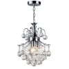 Arden Victorian 3-Light Crystal Chrome Chandelier with Shade by Warehouse of Tiffany -Warehouse of Tiffany Shop chrome warehouse of tiffany chandeliers rl2198 64 1000