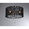 Victoria 3-Light Chrome Crystal Chandelier with Shade by Warehouse of Tiffany -Warehouse of Tiffany Shop chrome warehouse of tiffany chandeliers rl4804 64 1000