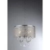 Angelina 4-Light Chrome Crystal Chandelier with Shade by Warehouse of Tiffany -Warehouse of Tiffany Shop chrome warehouse of tiffany chandeliers rl5633 64 1000