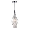 Silver 8 in. 1-Light Indoor Chrome Chandelier with Light Kit by Warehouse of Tiffany 2 Silver 8 in. 1-Light Indoor Chrome Chandelier with Light Kit by Warehouse of Tiffany -Warehouse of Tiffany Shop chrome warehouse of tiffany chandeliers rl8048 1 64 1000