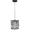 Janna 11 in. 1-Light Indoor Chrome Pendant Lamp with Light Kit by Warehouse of Tiffany -Warehouse of Tiffany Shop chrome warehouse of tiffany chandeliers rl8118 64 1000