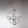 Avee 19 in. 4-Light Indoor Chrome Chandelier with Light Kit by Warehouse of Tiffany