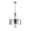 Yemisi 3-Light Chrome Glass Pendant by Warehouse of Tiffany -Warehouse of Tiffany Shop chrome warehouse of tiffany chandeliers rl8232ch 64 1000