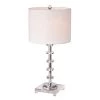 Anisah 27 in. 1-Light Indoor Chrome Table Lamp with Light Kit by Warehouse of Tiffany -Warehouse of Tiffany Shop chrome warehouse of tiffany desk lamps mt55 1 64 1000