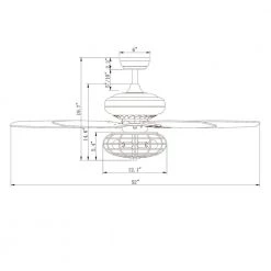 Chi 52 in. Indoor Chrome Finsh Remote Controlled Ceiling Fan with Light Kit by Warehouse of Tiffany 8 Chi 52 in. Indoor Chrome Finsh Remote Controlled Ceiling Fan with Light Kit by Warehouse of Tiffany -Warehouse of Tiffany Shop chrome warehouse of tiffany flush mount lights cfl 8434remo ch 4f 1000
